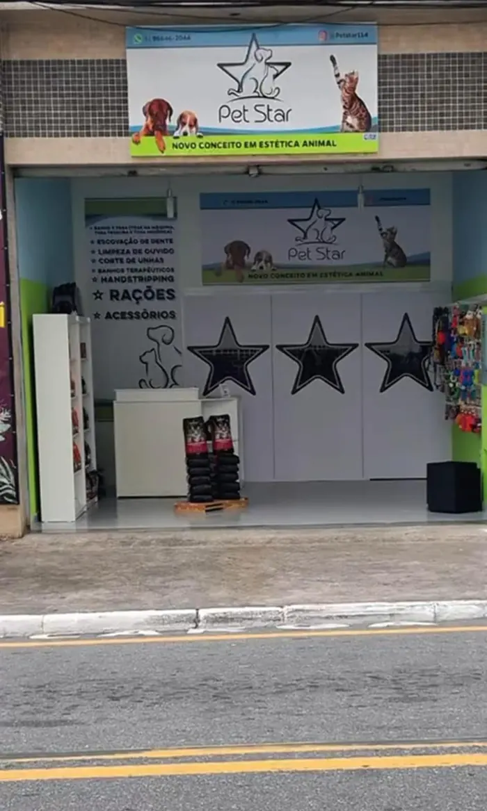 Fachada da Pet Star monitorada pela GAPIM em São Caetano do Sul